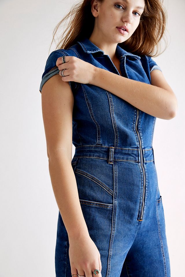 CRVY Denim Love Letters One-Piece #3