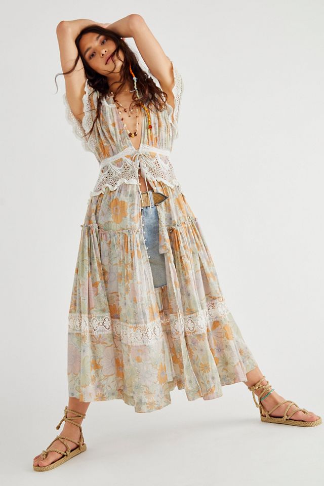 Free people shop maxi top