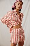 Woven Boxer Pajama Shorts