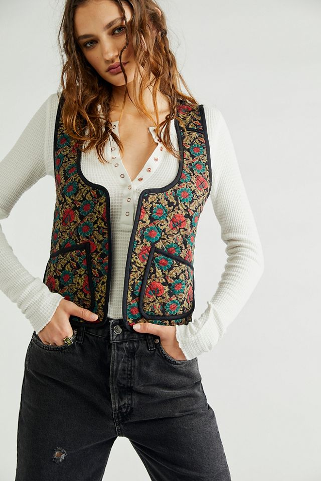 Kenzie Quilted Vest Free People UK