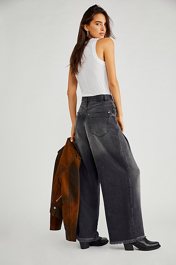 Old West Slouchy Jeans by We The Free at Free People, Dirt Road Blue, 30