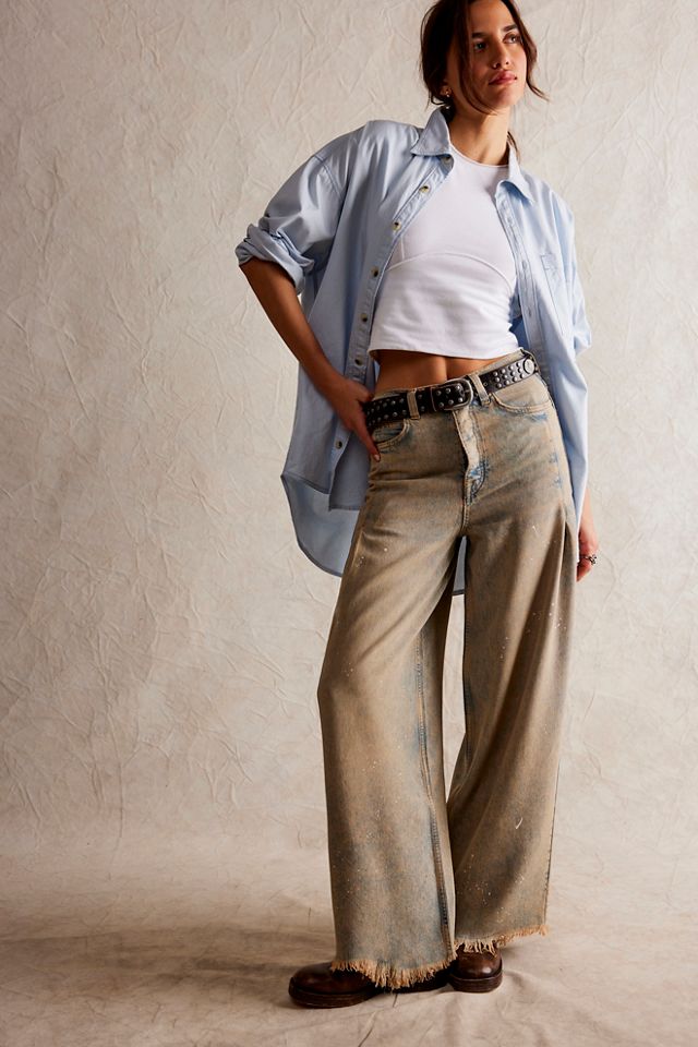 We The Free Old West Slouchy Jeans Free People