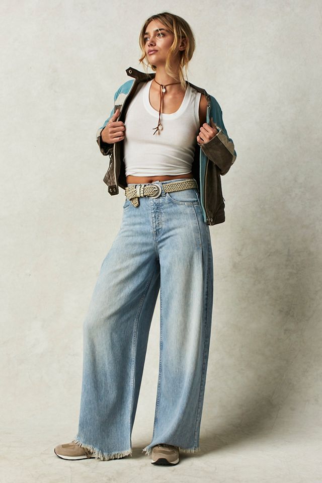 We The Free Old West Slouchy Jeans | Free People