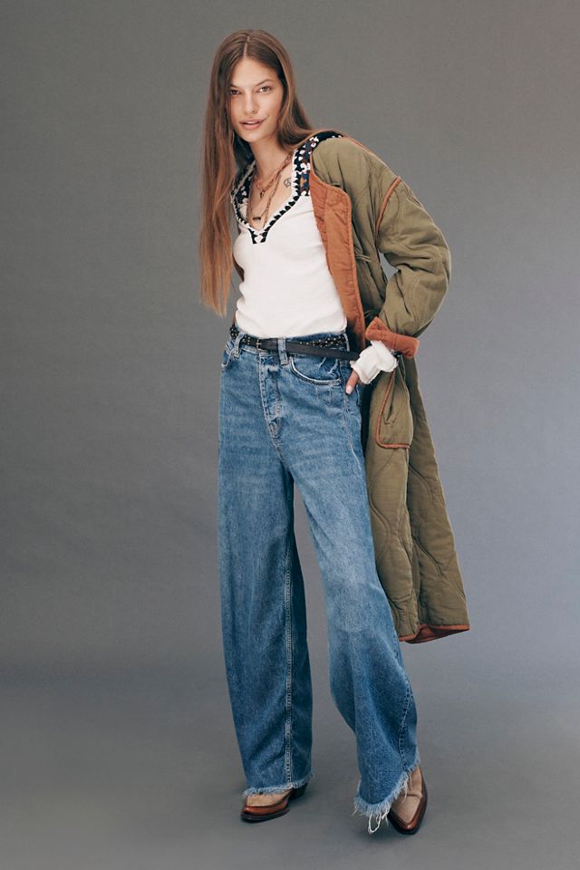 We The Free Old West Slouchy Jeans | Free People