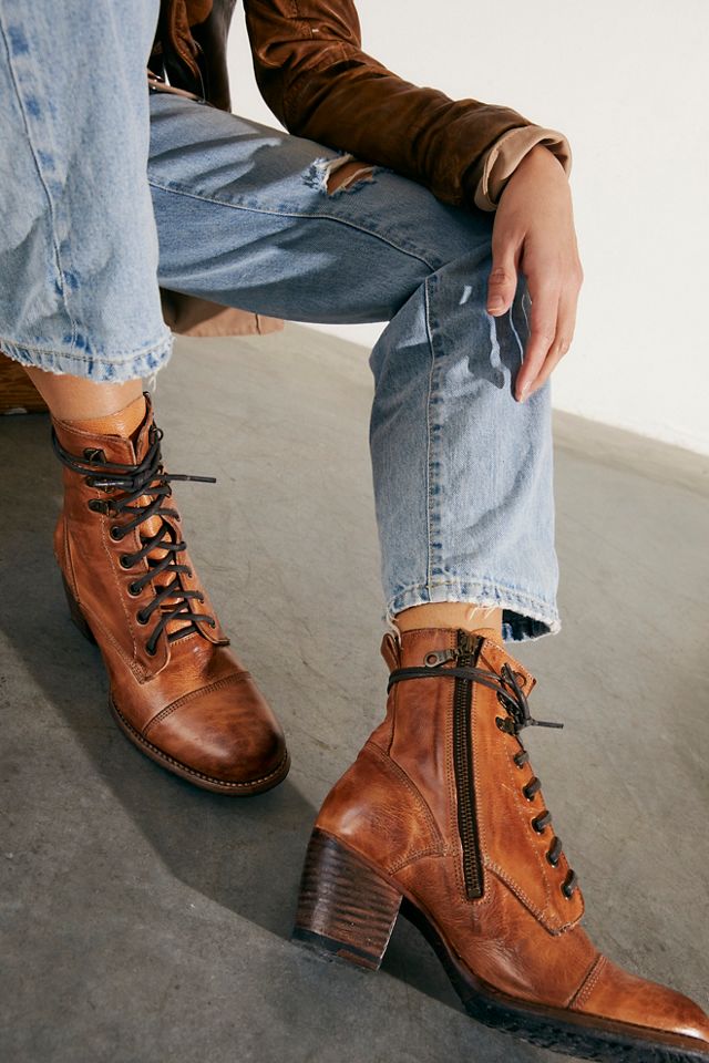 Lace up deals studded boots