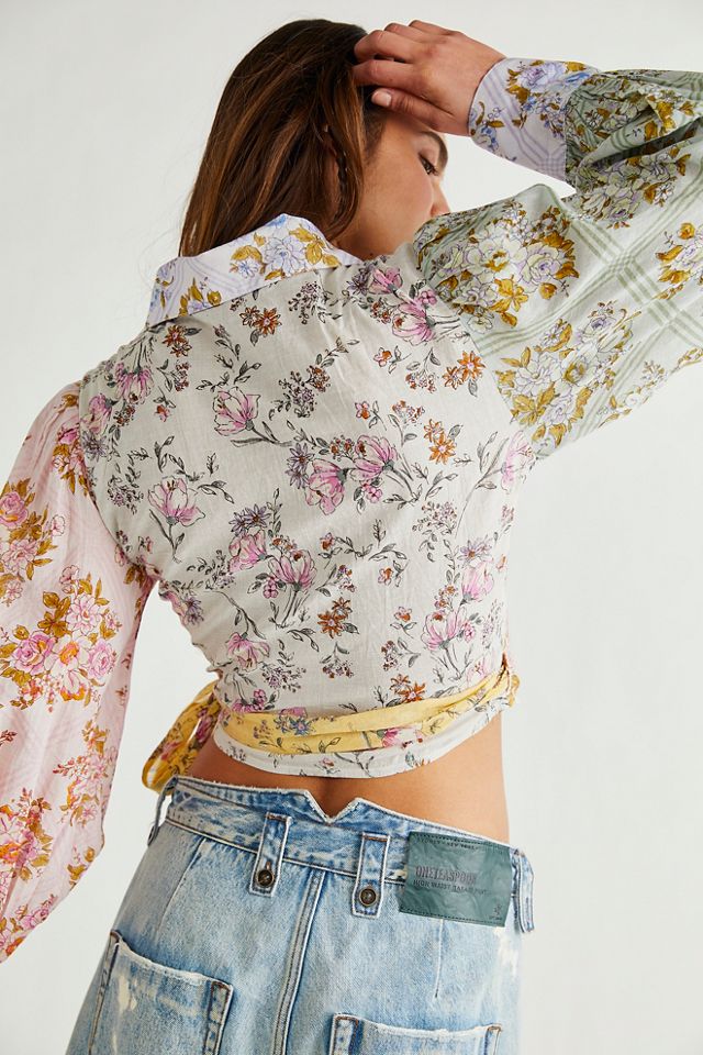 Lucky Penny Wrap Top #2
