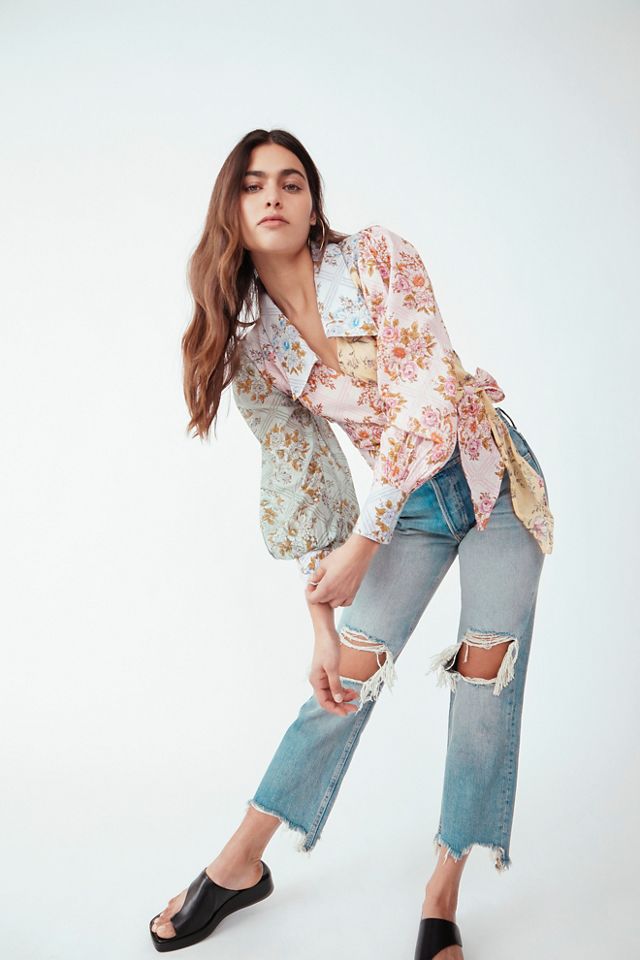Lucky Penny Wrap Top #4