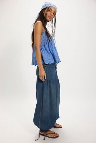 T-shirt Femme We The Free Free People - Gris Camouflage, Manches Courtes, Taille S