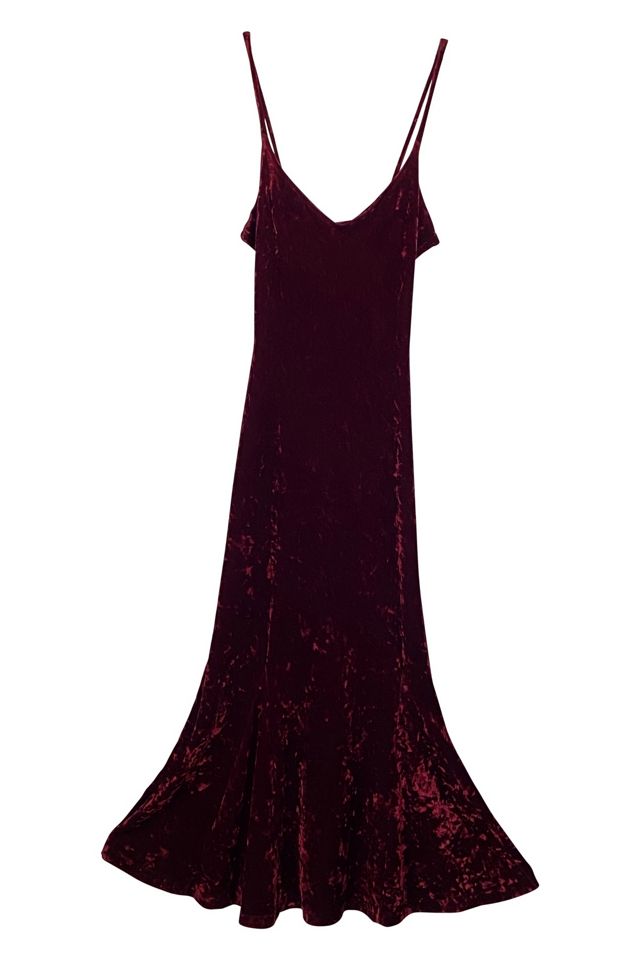 white christmas dresses Vintage Silk Redone Slip Dress main image 1