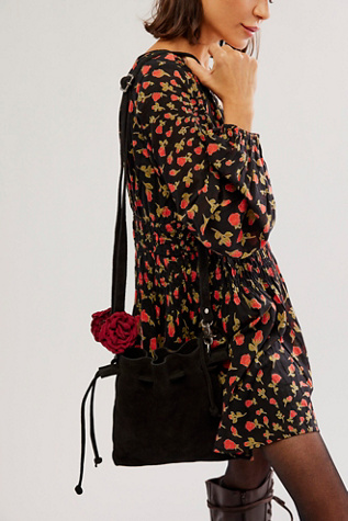 Billie Suede Crossbody by FP Collection at Free People in True Black