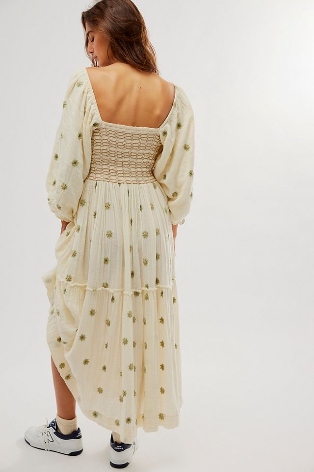 Dahlia Embroidered Maxi Dress #6
