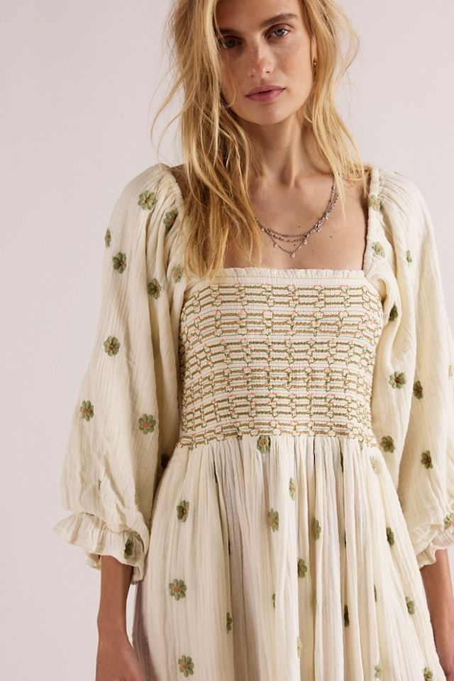 Dahlia Embroidered Maxi Dress #2