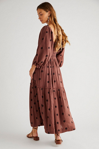Dahlia Embroidered Maxi Dress