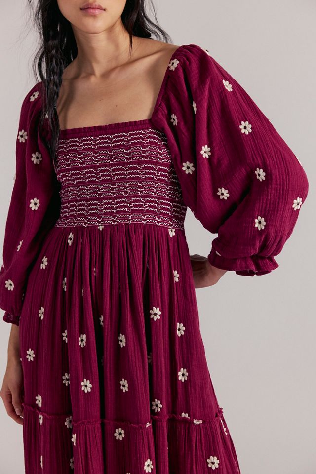 Dahlia Embroidered Maxi Dress #2