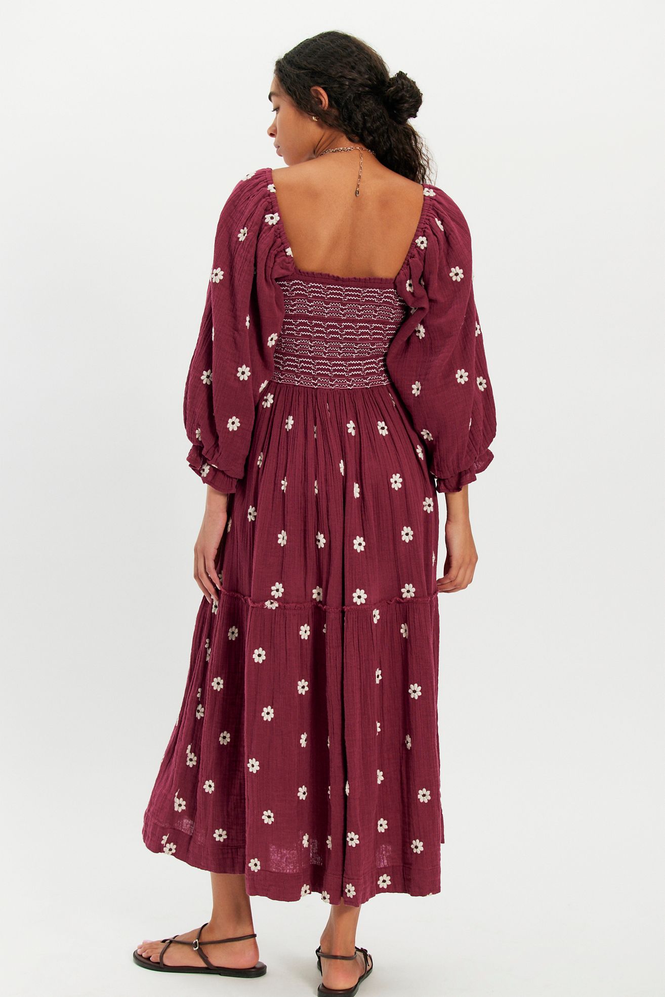 Dahlia Embroidered Maxi Dress