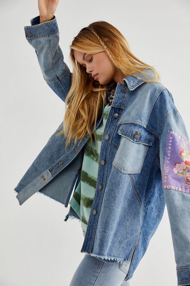 Love Is Alive Denim Jacket #1