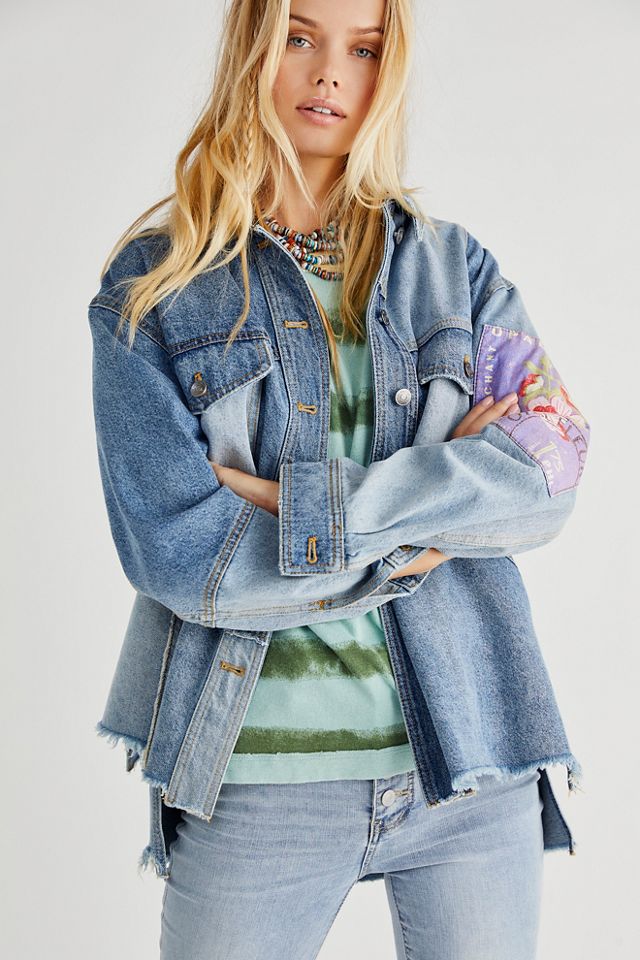 Love Is Alive Denim Jacket #3