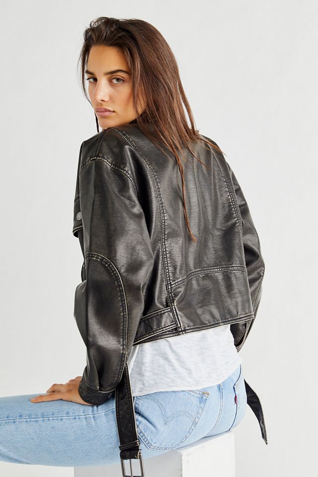 Everson Vegan Moto Jacket #1