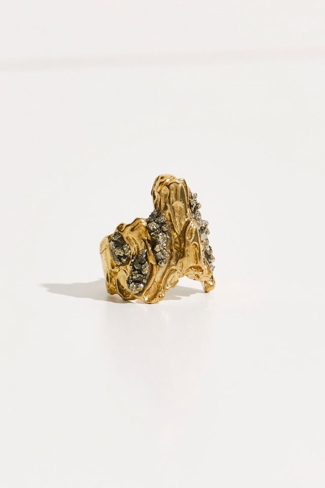 Bague pierre texturée Marly Moretti #1