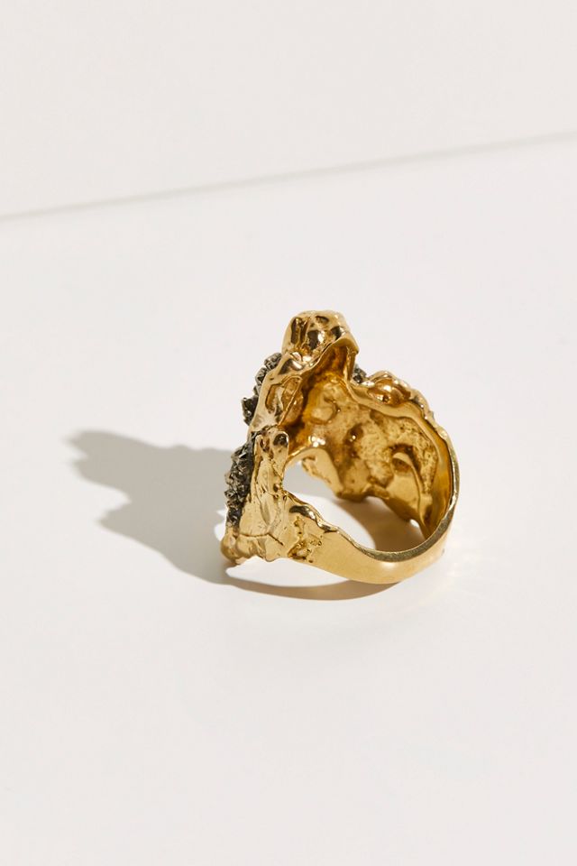 Bague pierre texturée Marly Moretti #2