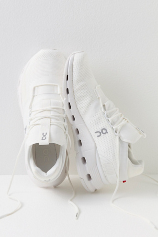 On Cloudnova Sneakers In Undyed White / White