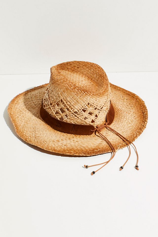 Arrow Straw Cowboy Hat | Free People display picture 2