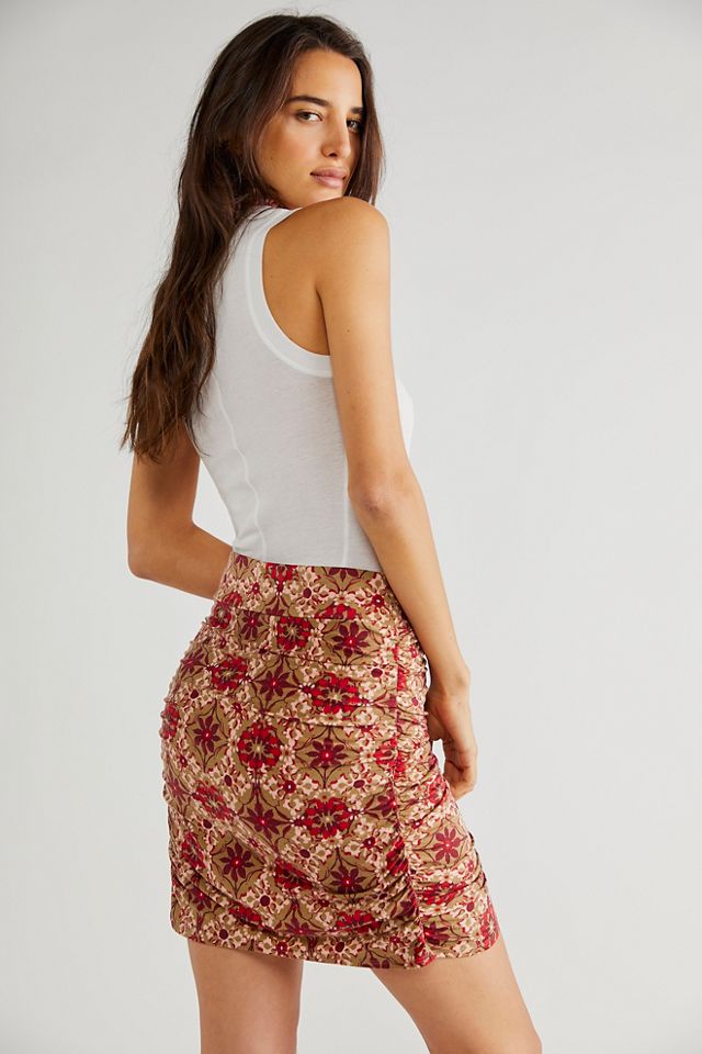 She's Something Else Printed Mini Skirt #1