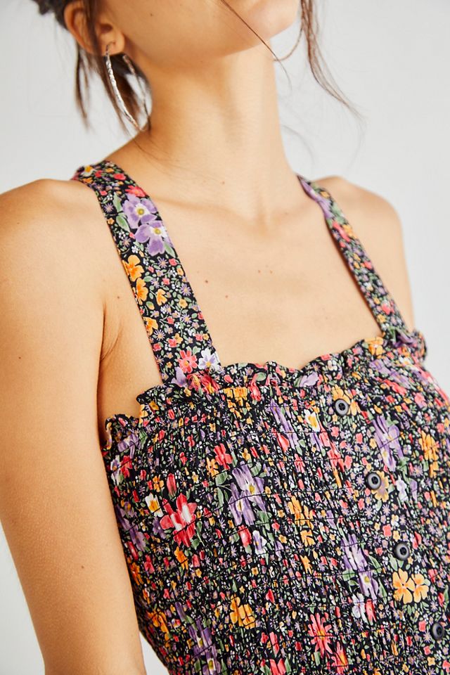 Robe boutonnée à smocks #2