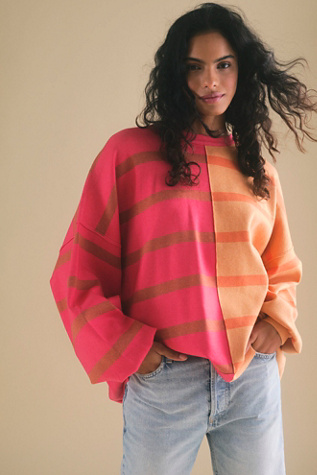 Uptown Stripe Pullover Free People