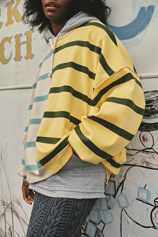 Pull Rayé Free People Terre Cuite Taille S - Neuf Avec étiquettes, Col Ras Du Cou, Manches Longues
