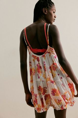 Printed Crush & Blush Romper