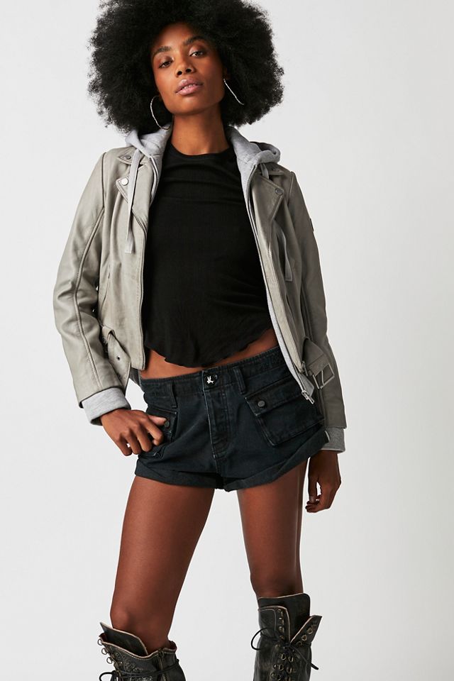 Short en jean taille basse Bandits OneTeaspoon #2