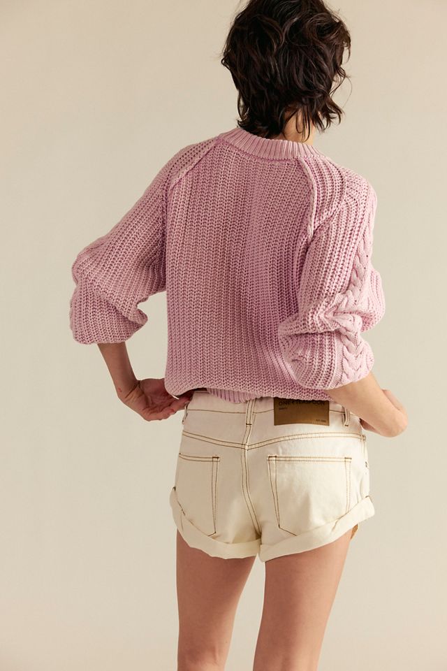 OneTeaspoon Bandits Low-Waist Denim Shorts #1