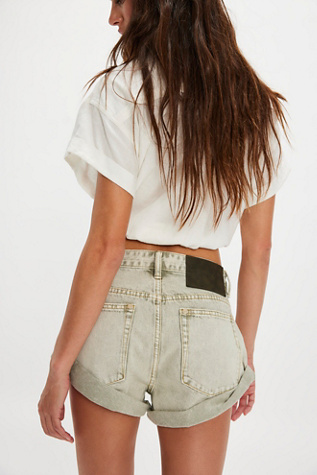 OneTeapsoon Bandits Low-Waist Denim Shorts