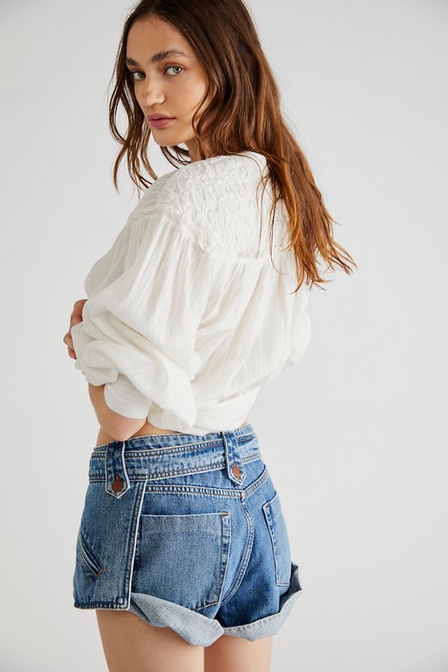 OneTeaspoon Bandits Low-Waist Denim Shorts #1