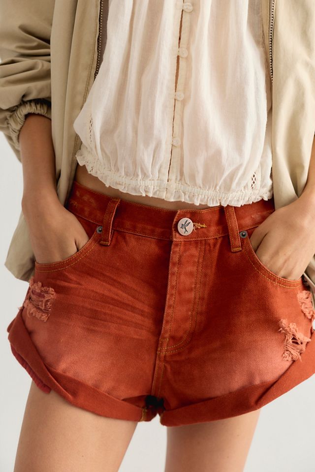 OneTeaspoon Bandits Low-Waist Denim Shorts #2