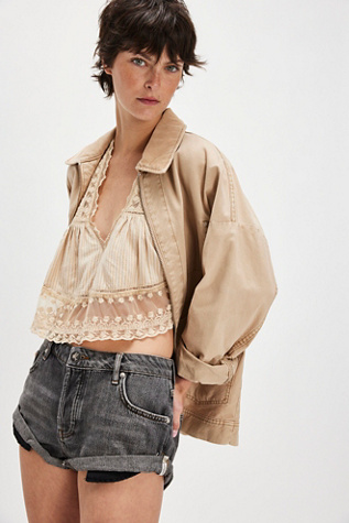 OneTeaspoon Bandits Low-Waist Denim Shorts