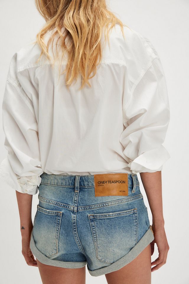 OneTeapsoon Bandits Low-Waist Denim Shorts #1