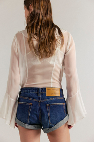 OneTeaspoon Bandits Low-Waist Denim Shorts