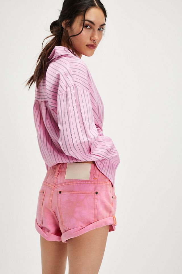 One teaspoon pink shorts on sale