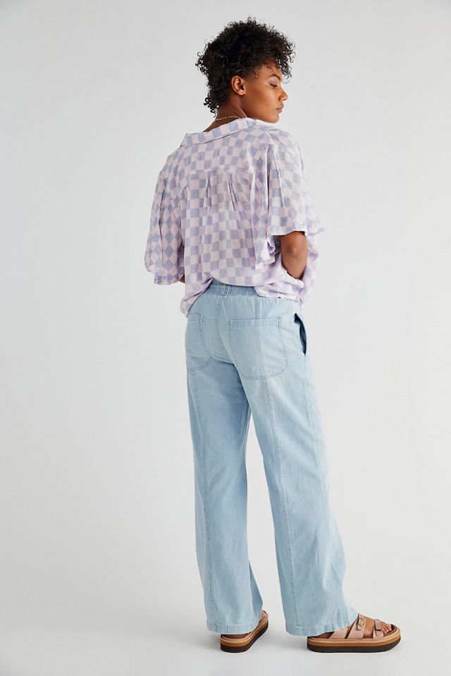 Denim Track Pants #2