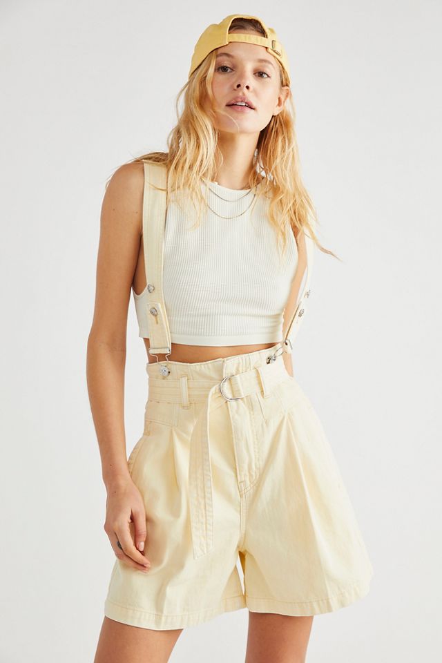 Free people hot sale shortalls