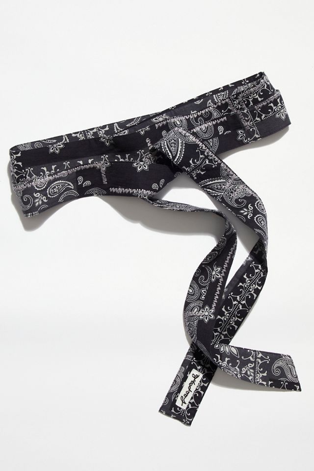 Bandana Stitched Wrap Belt #1