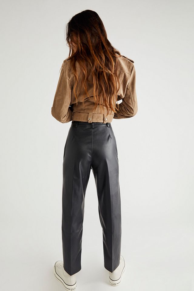 Levi's Math Club Vegan Leather Trousers #1