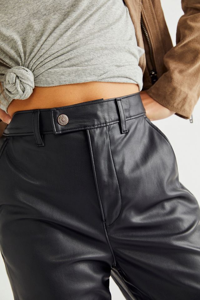 Levi's Math Club Vegan Leather Trousers #2