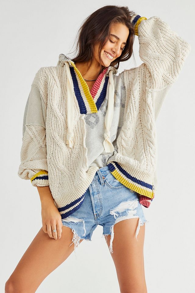 Free people cool day hotsell varsity pullover