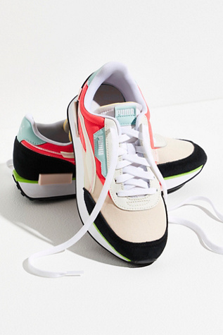 Puma Women S Future Rider Twofold Low Top Sneakers In Peach Parfait Sunblaze Modesens