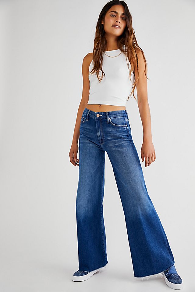 MOTHER The Roller Fray Jeans | Free People UK