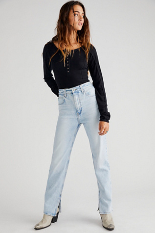 Levi s 70 s High Slim Straight Jeans Free People