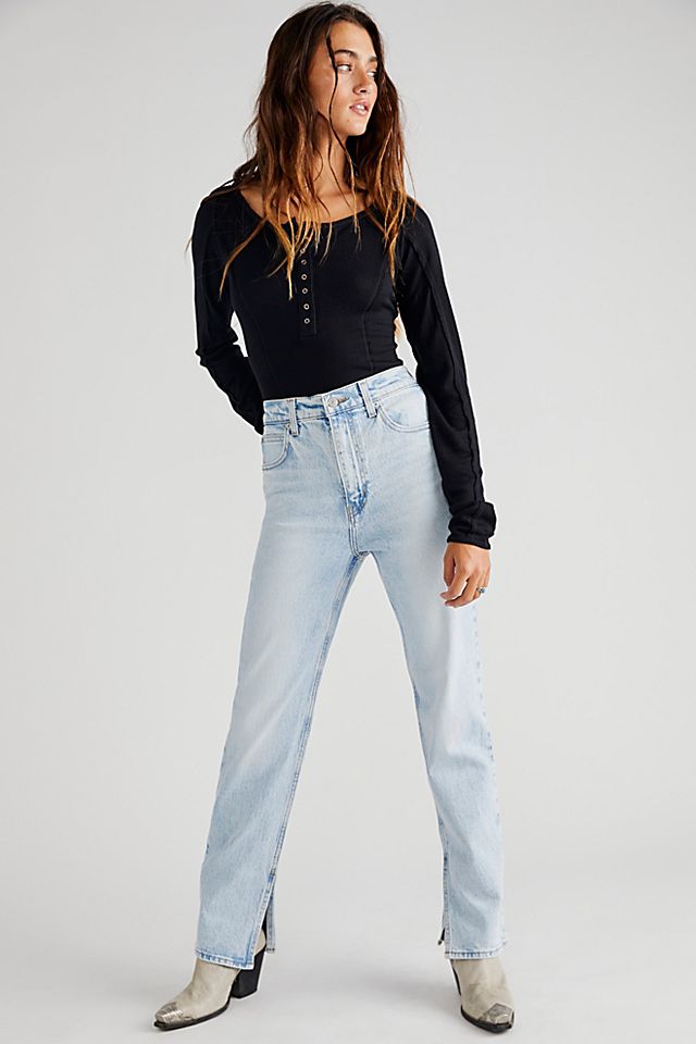 Levi's 70's High Slim Straight Jeans | Free People levis straight
